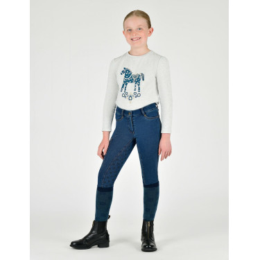 Calças Dublin integrais Shona Denim criança Denim azul claro Azul-marinho Calças Dublin integrais Shona Denim criança Denim azul claro Azul-marinho