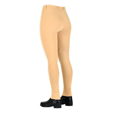 Calça Jodhpur Saxon com fecho éclair Bege Calça Jodhpur Saxon com fecho éclair Bege