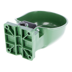 Bebedouro K50 com palheta de PVC Kerbl Oliva Verde Bebedouro K50 com palheta de PVC Kerbl Oliva Verde