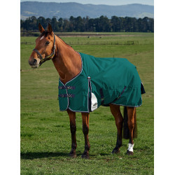 Cobertura Weatherbeeta ComFiTec Plus Dynamic Turnout 220g Verde floresta / azul-marinho