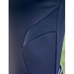Polo de equitação Dublin de manga comprida justo e cardado para mulher Marinho Azul-marinho Polo de equitação Dublin de manga comprida justo e cardado para mulher Marinho Azul-marinho