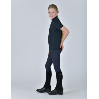 Polo Dublin 1/4 Zip de mangas curtas para criança Marinho Azul-marinho Polo Dublin 1/4 Zip de mangas curtas para criança Marinho Azul-marinho