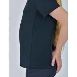 Polo Dublin 1/4 Zip de mangas curtas para criança Marinho Azul-marinho Polo Dublin 1/4 Zip de mangas curtas para criança Marinho Azul-marinho