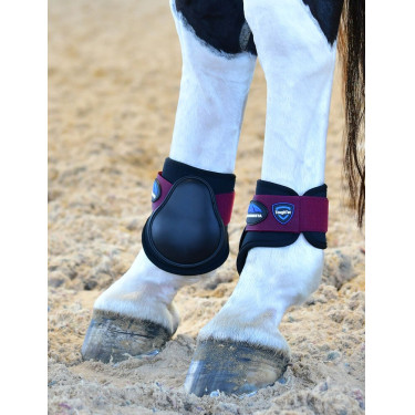 Protetor de boleto Weatherbeeta Tough-Tec Prime Fetlock Preto / borgonha Azul