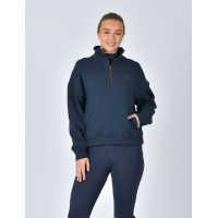 Camisola polar Dublin 1/4 zip para mulher Marinho Azul-marinho