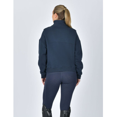 Camisola polar Dublin 1/4 zip para mulher Marinho Azul-marinho