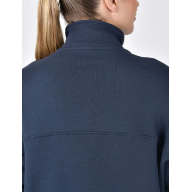 Camisola polar Dublin 1/4 zip para mulher Marinho Azul-marinho