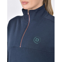 Camisola polar Dublin 1/4 zip para mulher Marinho Azul-marinho