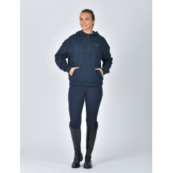 Camisola polar Dublin com capuz e fecho 1/4 para mulher Marinho Azul-marinho Camisola polar Dublin com capuz e fecho 1/4 para mulher Marinho Azul-marinho