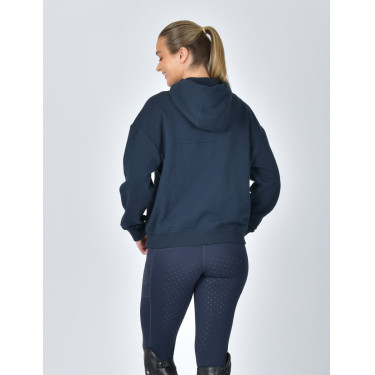 Camisola polar Dublin com capuz e fecho 1/4 para mulher Marinho Azul-marinho Camisola polar Dublin com capuz e fecho 1/4 para mulher Marinho Azul-marinho
