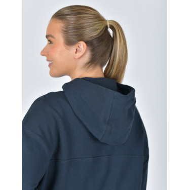Camisola polar Dublin com capuz e fecho 1/4 para mulher Marinho Azul-marinho Camisola polar Dublin com capuz e fecho 1/4 para mulher Marinho Azul-marinho
