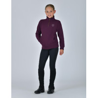 Camisola polar Dublin 1/4 Zip criança Violeta púrpura Camisola polar Dublin 1/4 Zip criança Violeta púrpura