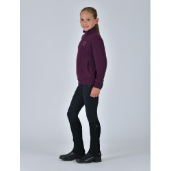 Camisola polar Dublin 1/4 Zip criança Violeta púrpura