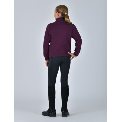Camisola polar Dublin 1/4 Zip criança Violeta púrpura