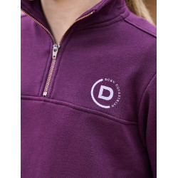 Camisola polar Dublin 1/4 Zip criança Violeta púrpura