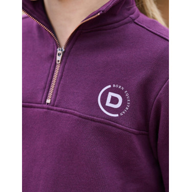 Camisola polar Dublin 1/4 Zip criança Violeta púrpura Camisola polar Dublin 1/4 Zip criança Violeta púrpura