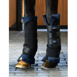 Botas estáveis Weatherbeeta Tough-Tec Preto / azul-marinho