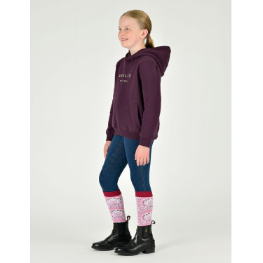 Sweatshirt com capuz Dublin logo Lurex Lilah infantil Ameixa perfeita / dourado rosa Sweatshirt com capuz Dublin logo Lurex Lilah infantil Ameixa perfeita / dourado rosa
