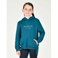Sweatshirt com capuz Dublin logo Lurex Lilah infantil Azul légion / prata