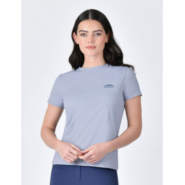 T-shirt Weatherbeeta manga curta casual UV Pedra azul T-shirt Weatherbeeta manga curta casual UV Pedra azul