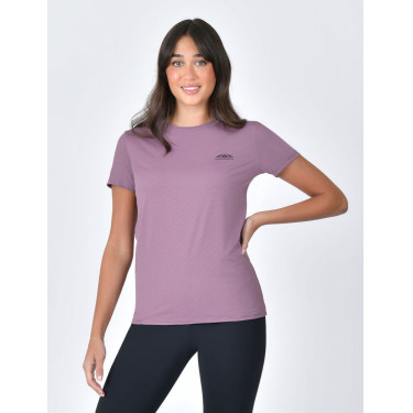 T-shirt Weatherbeeta manga curta casual UV Vinho roxo Violeta