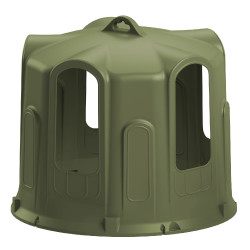 Ripeador tipo sino para feno Kerbl para fardos redondos