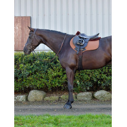 Manta de sela WeatherBeeta modelo de salto Prime Comfy Fleece Castanho Manta de sela WeatherBeeta modelo de salto Prime Comfy Fleece Castanho