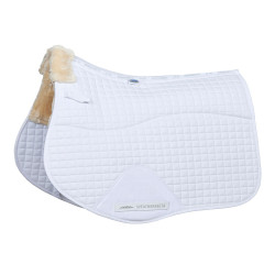 Manta de sela Weatherbeeta mista Prime Comfy Fleece Branco Manta de sela Weatherbeeta mista Prime Comfy Fleece Branco