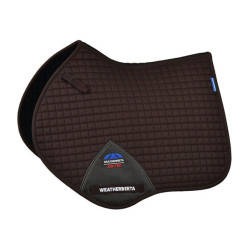 Manta de sela Weatherbeeta Prime Air-Tec CSO Shaped Chocolate Castanho
