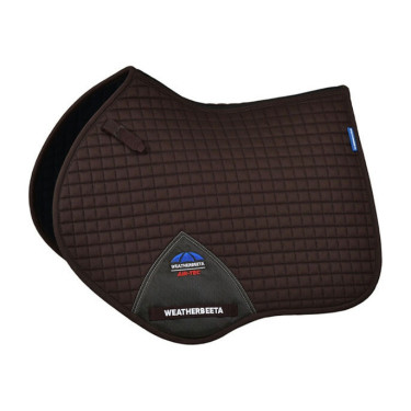Manta de sela Weatherbeeta Prime Air-Tec CSO Shaped Chocolate Castanho