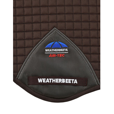 Manta de sela Weatherbeeta Prime Air-Tec CSO Shaped Chocolate Castanho