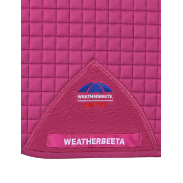 Manta de sela Weatherbeeta Prime Air-Tec Dressage Shaped Magenta brilhante Rosa