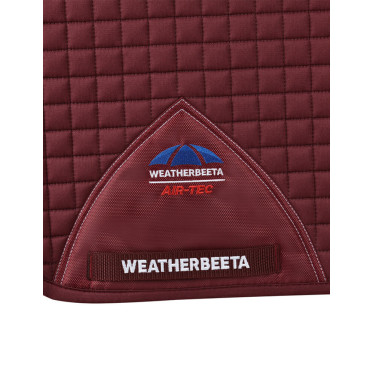 Manta de sela Weatherbeeta Prime Air-Tec Dressage Shaped Borgonha Bord&amp;amp;amp;amp;amp;ocirc;