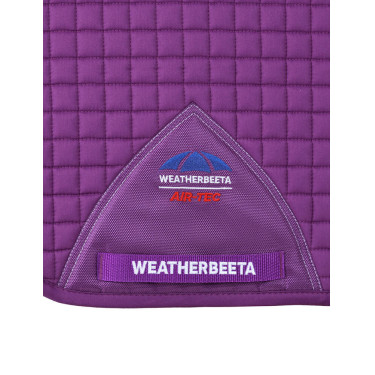 Manta de sela Weatherbeeta Prime Air-Tec Dressage Shaped Violeta