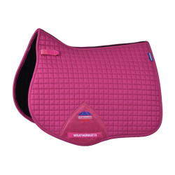 Manta de sela Weatherbeeta Prime Air-Tec Misto Shaped Magenta brilhante Rosa