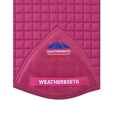 Manta de sela Weatherbeeta Prime Air-Tec Misto Shaped Magenta brilhante Rosa