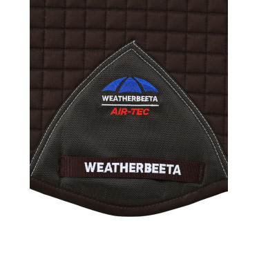 Manta de sela Weatherbeeta Prime Air-Tec Misto Shaped Chocolate Castanho