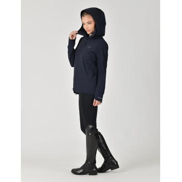 Casaco de equitação Weatherbeeta Stretch feminino Marinho Azul-marinho
