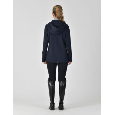 Casaco de equitação Weatherbeeta Stretch feminino Marinho Azul-marinho