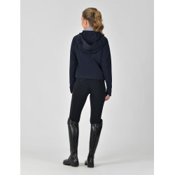Casaco de equitação Weatherbeeta Stretch feminino Marinho Azul-marinho