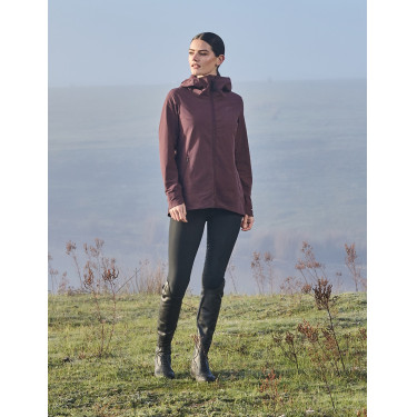 Casaco de equitação Weatherbeeta Stretch feminino Amora Bordô Casaco de equitação Weatherbeeta Stretch feminino Amora Bordô