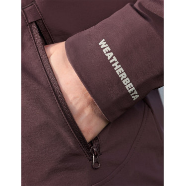 Casaco de equitação Weatherbeeta Stretch feminino Amora Bordô Casaco de equitação Weatherbeeta Stretch feminino Amora Bordô