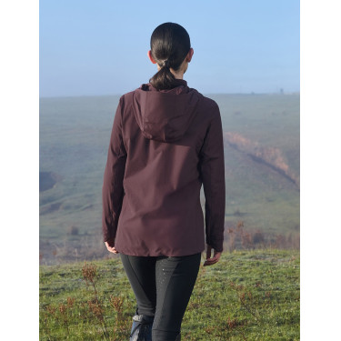 Casaco de equitação Weatherbeeta Stretch feminino Amora Bordô Casaco de equitação Weatherbeeta Stretch feminino Amora Bordô