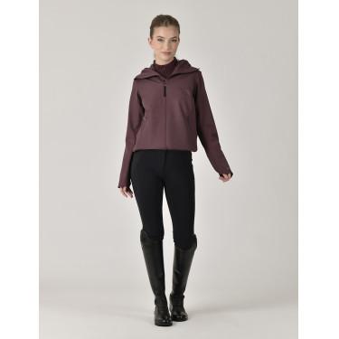 Casaco de equitação Weatherbeeta Stretch feminino Amora Bordô Casaco de equitação Weatherbeeta Stretch feminino Amora Bordô