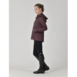 Casaco de equitação Weatherbeeta Stretch feminino Amora Bordô Casaco de equitação Weatherbeeta Stretch feminino Amora Bordô