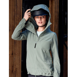 Casaco de equitação Weatherbeeta Stretch feminino Folha de oliveira Verde Casaco de equitação Weatherbeeta Stretch feminino Folha de oliveira Verde