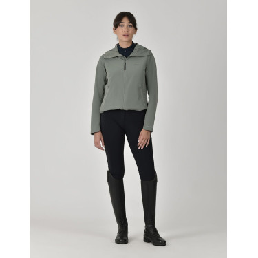 Casaco de equitação Weatherbeeta Stretch feminino Folha de oliveira Verde Casaco de equitação Weatherbeeta Stretch feminino Folha de oliveira Verde