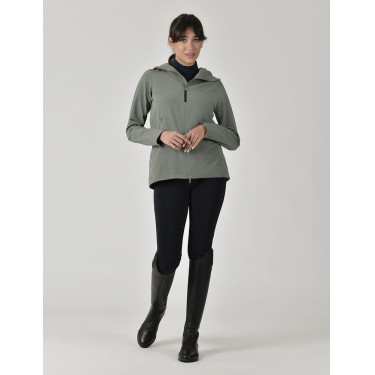 Casaco de equitação Weatherbeeta Stretch feminino Folha de oliveira Verde Casaco de equitação Weatherbeeta Stretch feminino Folha de oliveira Verde