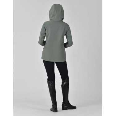 Casaco de equitação Weatherbeeta Stretch feminino Folha de oliveira Verde Casaco de equitação Weatherbeeta Stretch feminino Folha de oliveira Verde