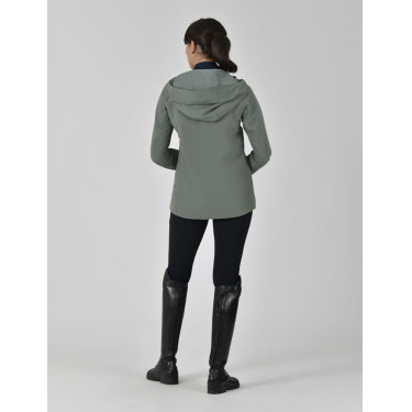 Casaco de equitação Weatherbeeta Stretch feminino Folha de oliveira Verde Casaco de equitação Weatherbeeta Stretch feminino Folha de oliveira Verde